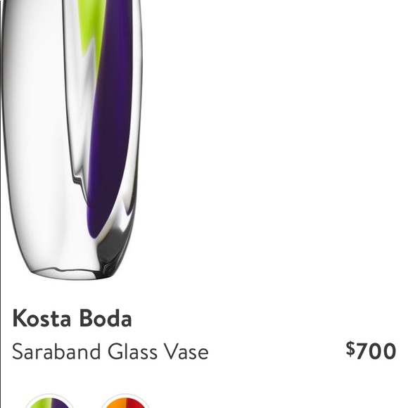 Beautiful Kosta Boda free blown glass vase - Picture 2 of 6
